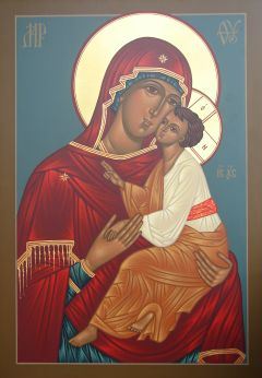 ICON of  Mary and baby Jesus